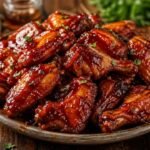 BBQ Chicken Wings: I bake them 20 minutes first, and suddenly the glaze clings like it means business