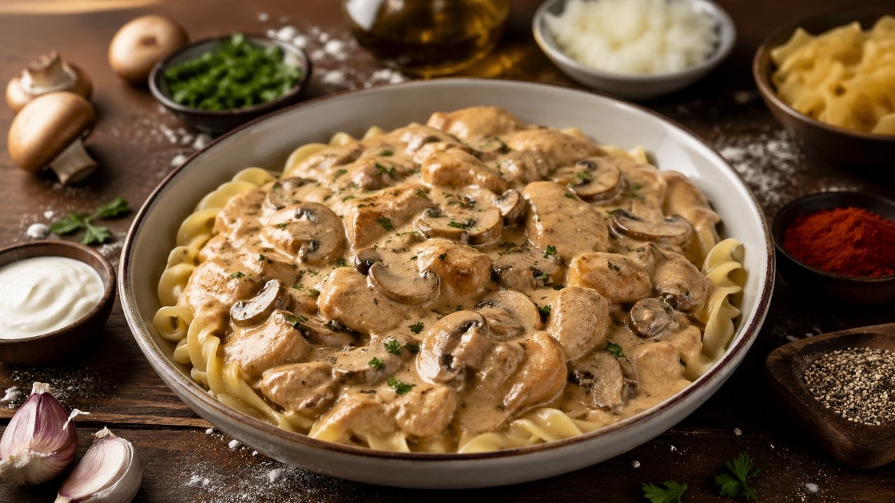 Chicken Stroganoff
