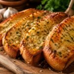 Garlic Bread: I spread one extra layer on top and it turns golden, fragrant, and gone before dinner properly starts