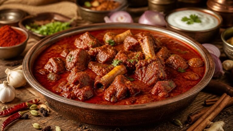 Kashmiri Rogan Josh Mutton Curry