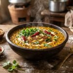 Dhaba-Style Dal Tadka Fry: I finish it with one last sizzling pour and suddenly the whole bowl smells like a proper highway stop