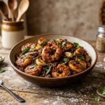 Kerala Garlic Prawn Roast: I cook it for just a few minutes more and the masala clings so well it almost steals the show from the prawns